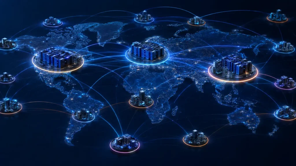 Global cloud infrastructure market with major and specialized providers