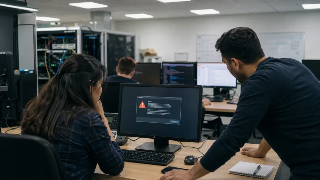 Small business IT systems affected by a ransomware incident