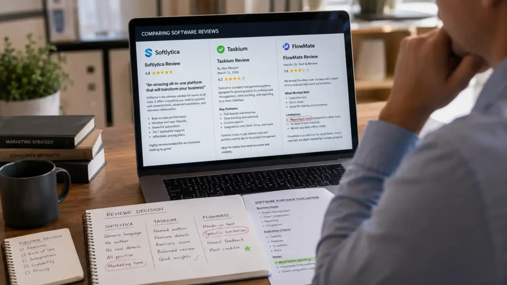 Software review comparison