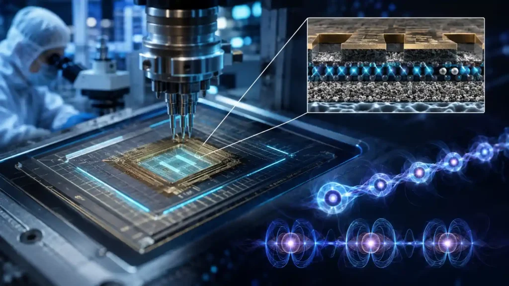 Topological quantum computing chip with Majorana-based qubit architecture