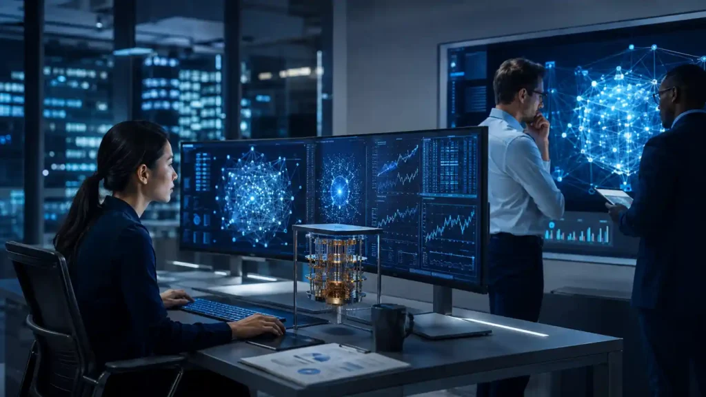 Financial researchers using quantum computing for portfolio optimization